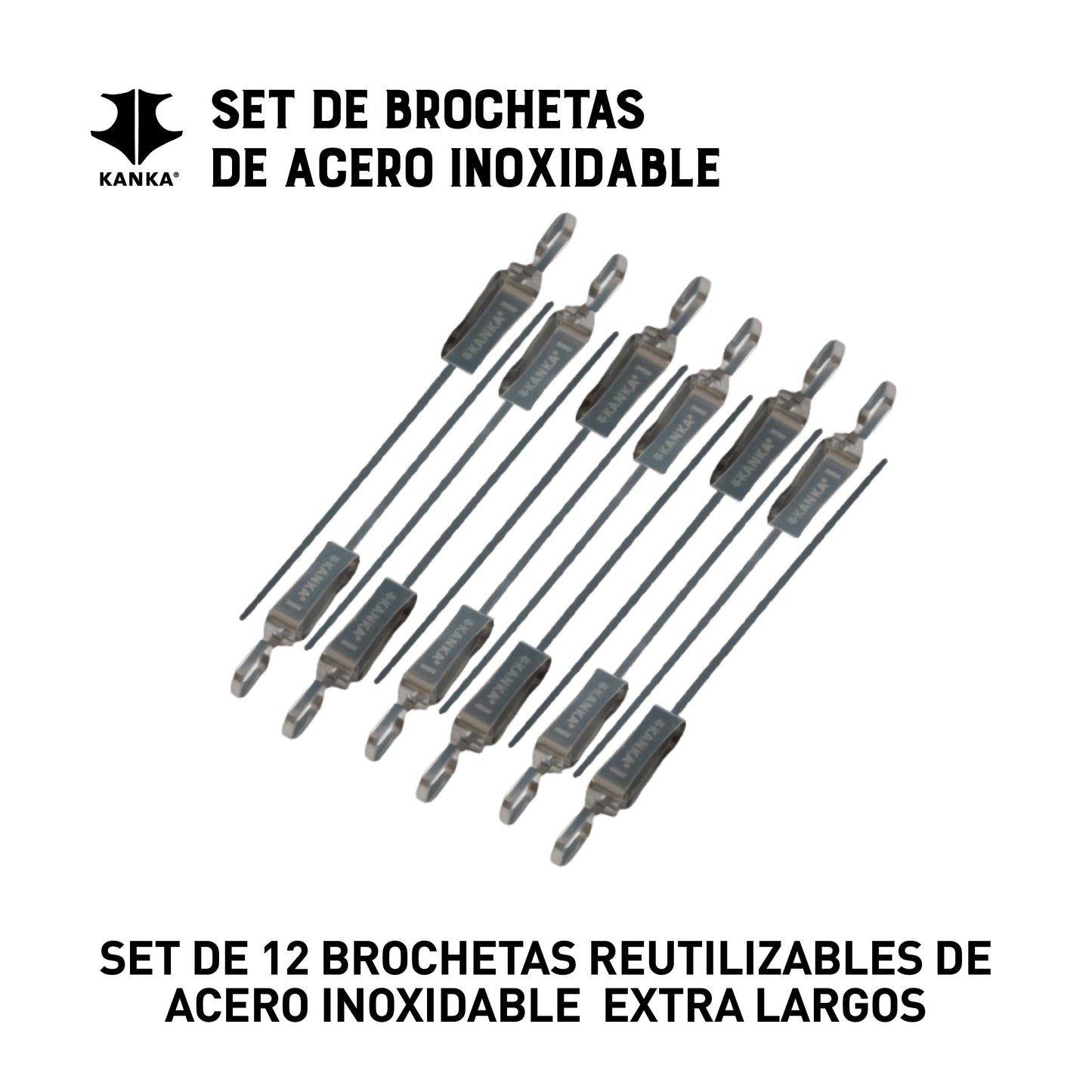 SET DE 12 PINCHOS o BROCHETAS