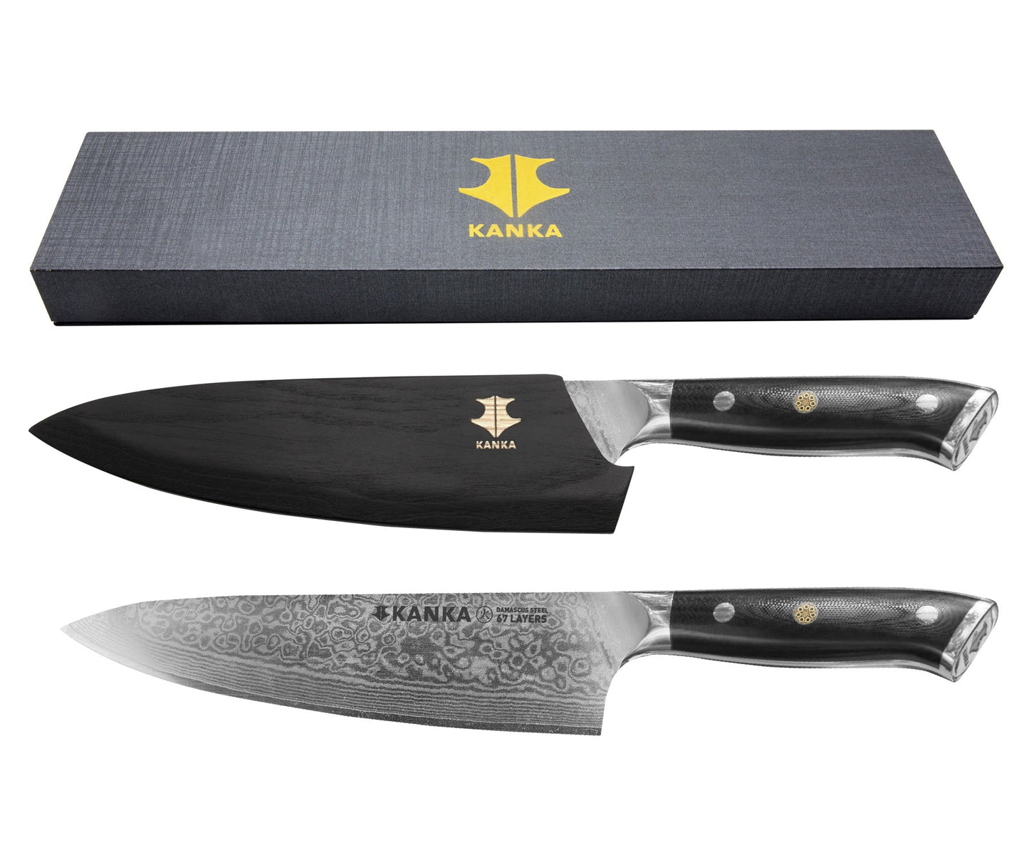 CUCHILLO ACERO DAMASCO XL - KANKA.cl