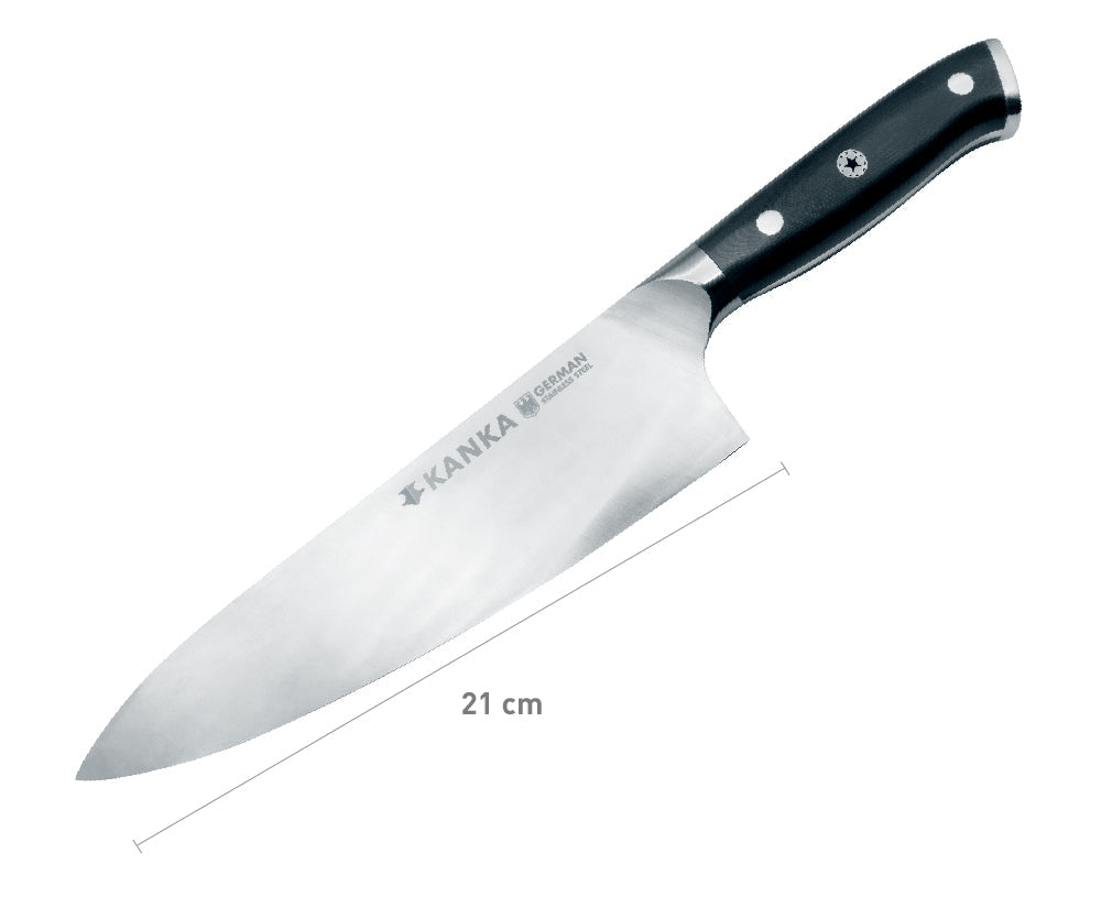 CUCHILLO CHEF 8" ACERO ALEMAN - KANKA.cl