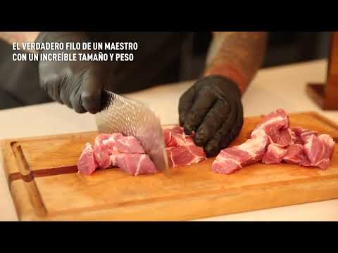 HACHA ACERO DAMASCO (MARTILLADO)