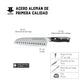 CUCHILLO SANTOKU ACERO ALEMAN