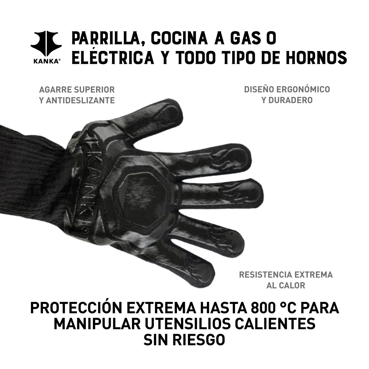 GUANTES PARA ALTA TEMPERATURA KANKA