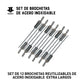 SET 12 BROCHETAS