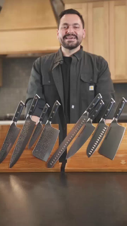CUCHILLO SANTOKU ACERO ALEMAN